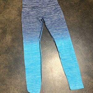 Kids Blue Gradient Leggings